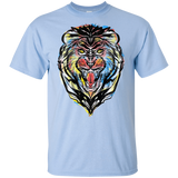 T-Shirts Light Blue / YXS Stencil Lion Youth T-Shirt