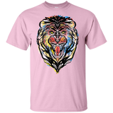 T-Shirts Light Pink / YXS Stencil Lion Youth T-Shirt