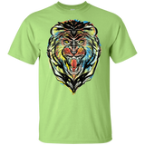 T-Shirts Mint Green / YXS Stencil Lion Youth T-Shirt