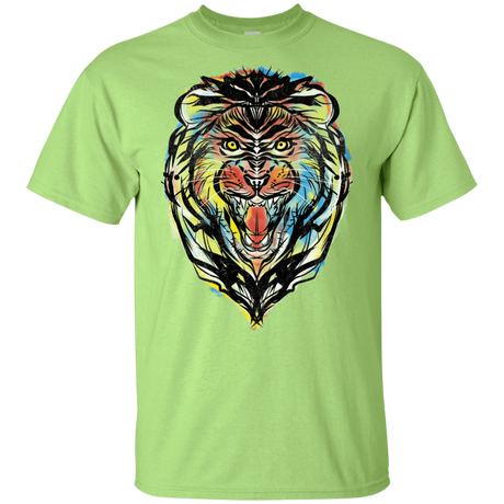 T-Shirts Mint Green / YXS Stencil Lion Youth T-Shirt