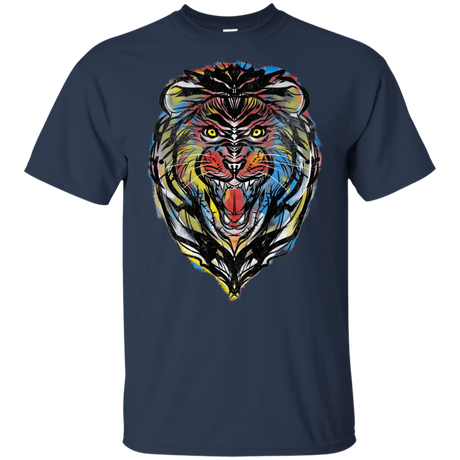 T-Shirts Navy / YXS Stencil Lion Youth T-Shirt