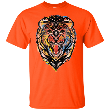 T-Shirts Orange / YXS Stencil Lion Youth T-Shirt