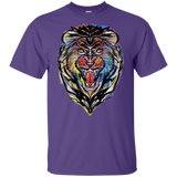 T-Shirts Purple / YXS Stencil Lion Youth T-Shirt