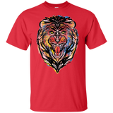 T-Shirts Red / YXS Stencil Lion Youth T-Shirt