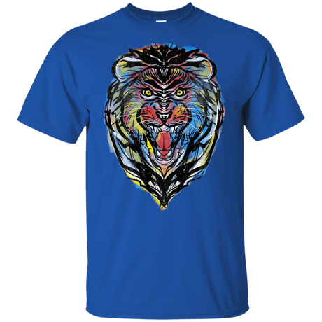 T-Shirts Royal / YXS Stencil Lion Youth T-Shirt