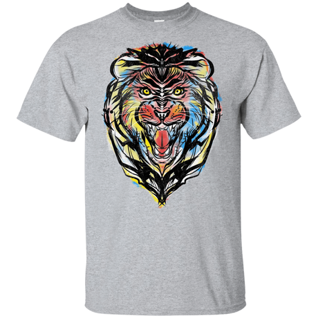 T-Shirts Sport Grey / YXS Stencil Lion Youth T-Shirt