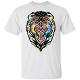 T-Shirts White / YXS Stencil Lion Youth T-Shirt