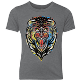 Stencil Lion Youth Triblend T-Shirt