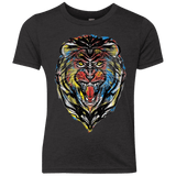 Stencil Lion Youth Triblend T-Shirt