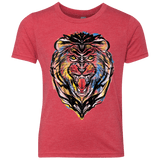 Stencil Lion Youth Triblend T-Shirt