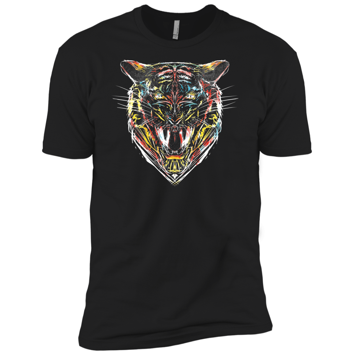 Stencil Tiger Men's Premium T-Shirt