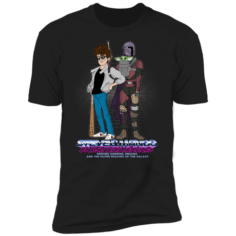 T-Shirts Black / X-Small Steve and Mando Babysitting Men's Premium T-Shirt