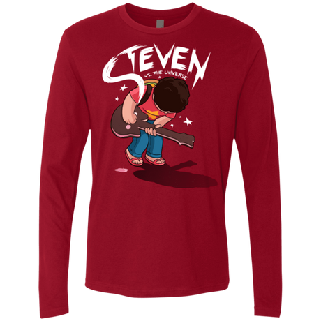 T-Shirts Cardinal / Small Steven Universe Men's Premium Long Sleeve
