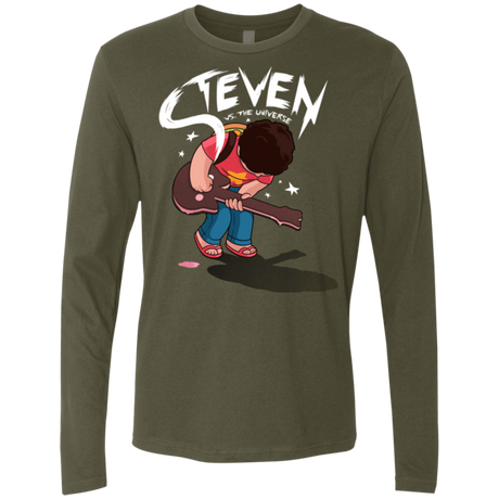 T-Shirts Military Green / Small Steven Universe Men's Premium Long Sleeve