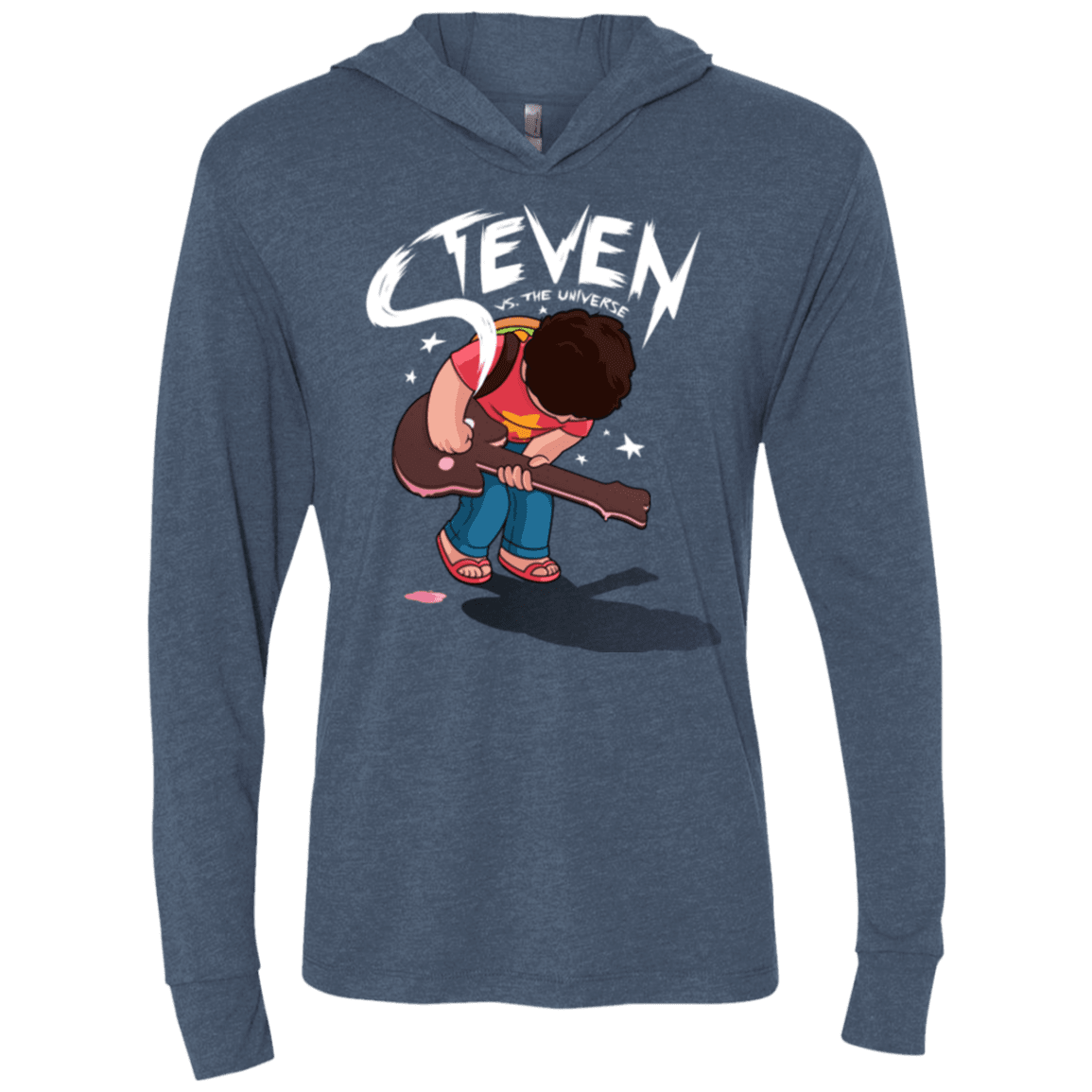 T-Shirts Indigo / X-Small Steven Universe Triblend Long Sleeve Hoodie Tee