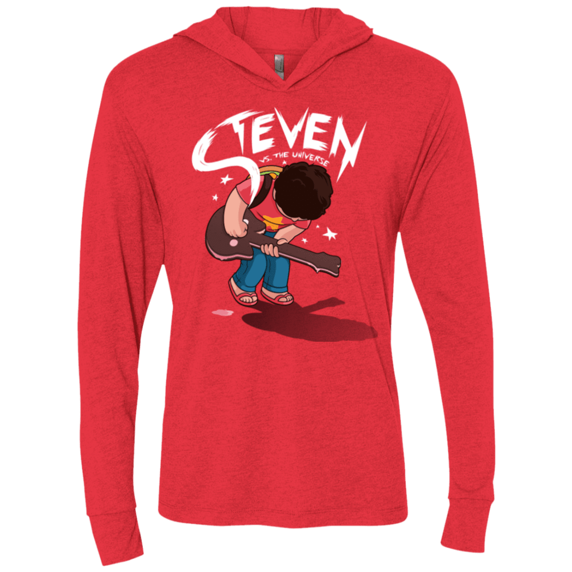 T-Shirts Vintage Red / X-Small Steven Universe Triblend Long Sleeve Hoodie Tee