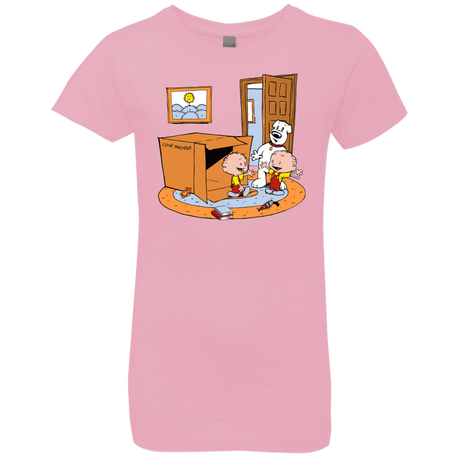 T-Shirts Light Pink / YXS Stewie and Brian Girls Premium T-Shirt