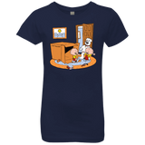 T-Shirts Midnight Navy / YXS Stewie and Brian Girls Premium T-Shirt