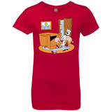 T-Shirts Red / YXS Stewie and Brian Girls Premium T-Shirt