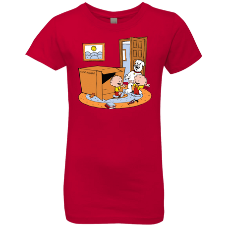 T-Shirts Red / YXS Stewie and Brian Girls Premium T-Shirt