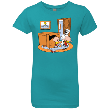 T-Shirts Tahiti Blue / YXS Stewie and Brian Girls Premium T-Shirt