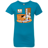 T-Shirts Turquoise / YXS Stewie and Brian Girls Premium T-Shirt