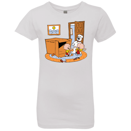 T-Shirts White / YXS Stewie and Brian Girls Premium T-Shirt