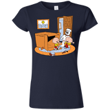 T-Shirts Navy / S Stewie and Brian Junior Slimmer-Fit T-Shirt