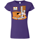 T-Shirts Purple / S Stewie and Brian Junior Slimmer-Fit T-Shirt