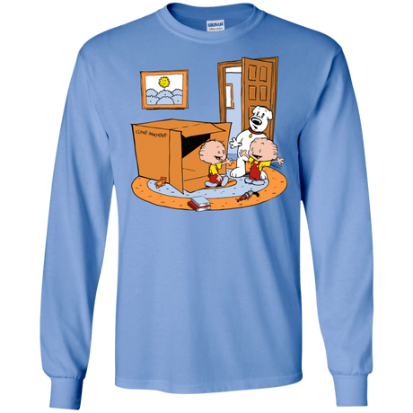 T-Shirts Carolina Blue / S Stewie and Brian Men's Long Sleeve T-Shirt