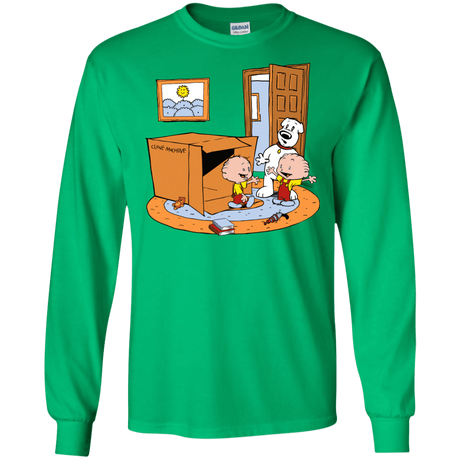 T-Shirts Irish Green / S Stewie and Brian Men's Long Sleeve T-Shirt