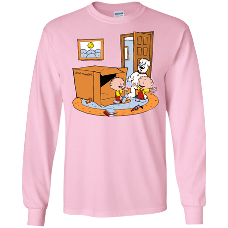 T-Shirts Light Pink / S Stewie and Brian Men's Long Sleeve T-Shirt