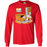 T-Shirts Red / S Stewie and Brian Men's Long Sleeve T-Shirt