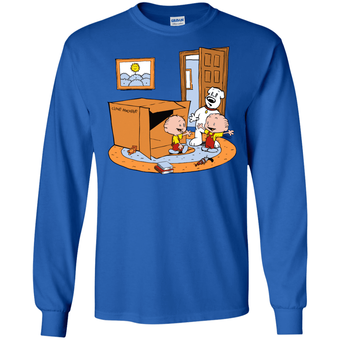 T-Shirts Royal / S Stewie and Brian Men's Long Sleeve T-Shirt