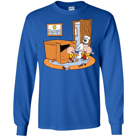 T-Shirts Royal / S Stewie and Brian Men's Long Sleeve T-Shirt