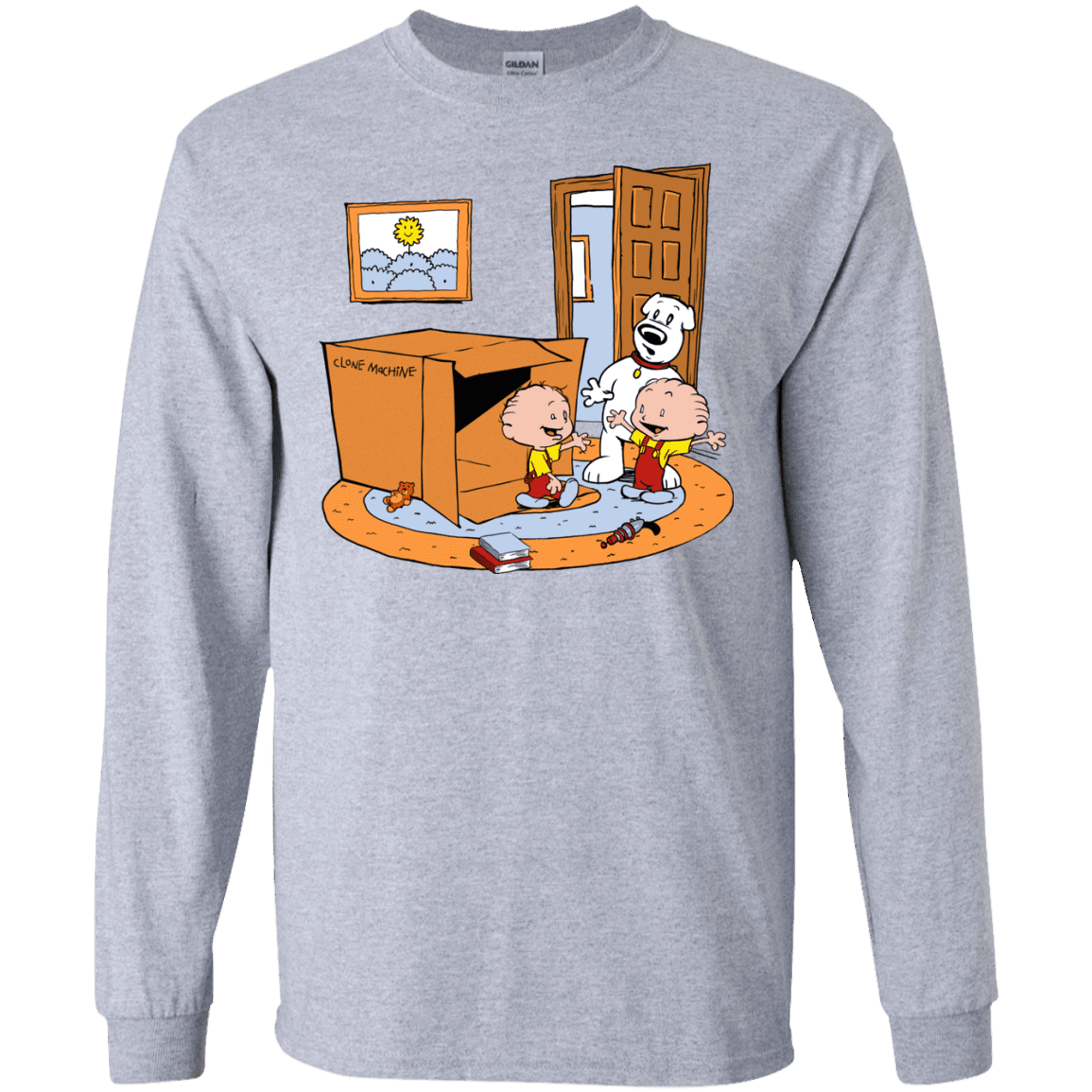 T-Shirts Sport Grey / S Stewie and Brian Men's Long Sleeve T-Shirt