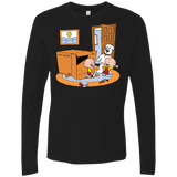 T-Shirts Black / S Stewie and Brian Men's Premium Long Sleeve
