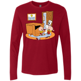 T-Shirts Cardinal / S Stewie and Brian Men's Premium Long Sleeve