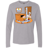 T-Shirts Heather Grey / S Stewie and Brian Men's Premium Long Sleeve