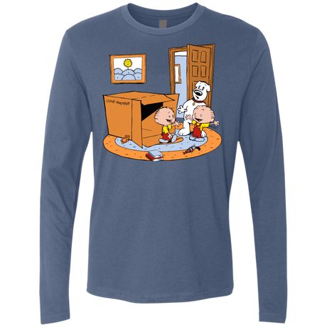T-Shirts Indigo / S Stewie and Brian Men's Premium Long Sleeve
