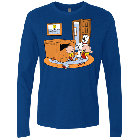 T-Shirts Royal / S Stewie and Brian Men's Premium Long Sleeve