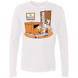 T-Shirts White / S Stewie and Brian Men's Premium Long Sleeve