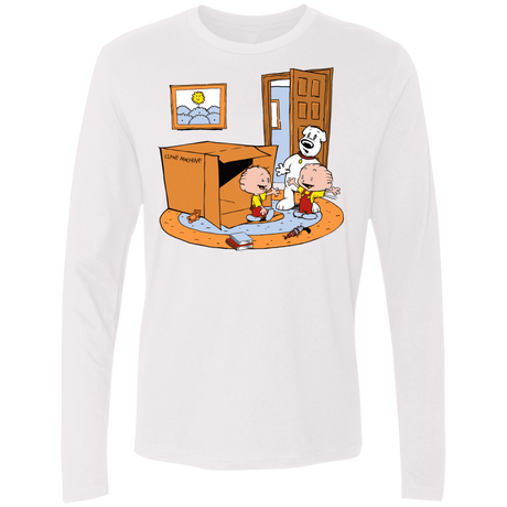 T-Shirts White / S Stewie and Brian Men's Premium Long Sleeve