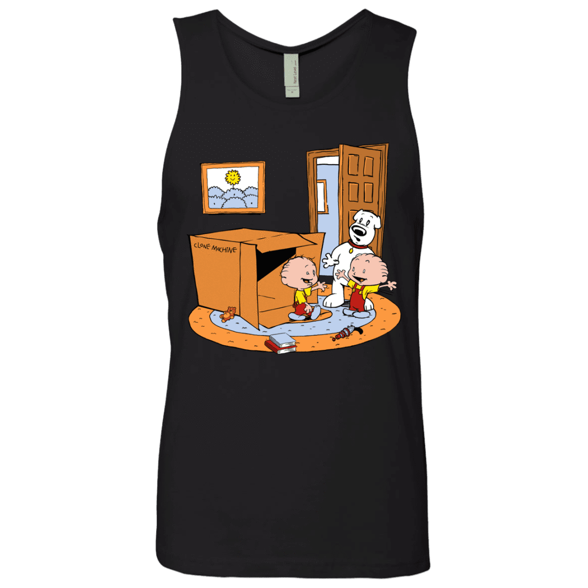 T-Shirts Black / S Stewie and Brian Men's Premium Tank Top