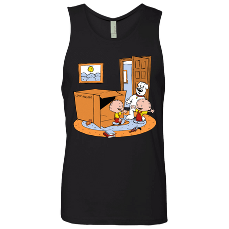 T-Shirts Black / S Stewie and Brian Men's Premium Tank Top