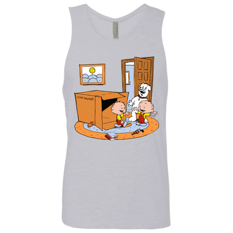 T-Shirts Heather Grey / S Stewie and Brian Men's Premium Tank Top