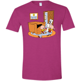 T-Shirts Antique Heliconia / S Stewie and Brian Men's Semi-Fitted Softstyle