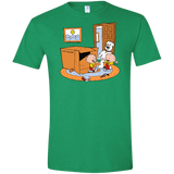 T-Shirts Heather Irish Green / S Stewie and Brian Men's Semi-Fitted Softstyle