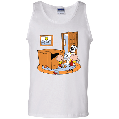 T-Shirts White / S Stewie and Brian Men's Tank Top