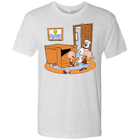 T-Shirts Heather White / S Stewie and Brian Men's Triblend T-Shirt
